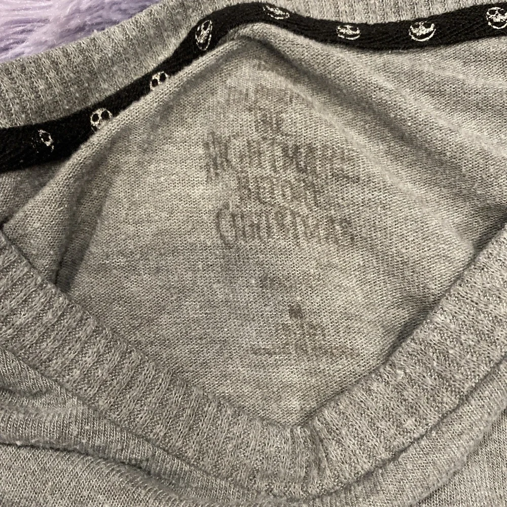Tim Burton Disney Nightmare Before Christmas Medium Sweater Dress Pajama - Picture 4 of 4